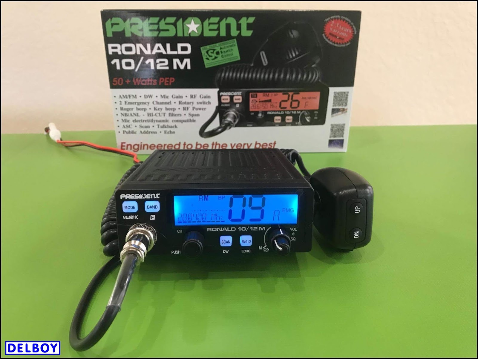 Delboy's Radio Blog President Ronald 10/12M Official 'Real World' Photos