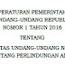 Perppu Nomor 1 Tahun 2016 Tentang Perlindungan Anak