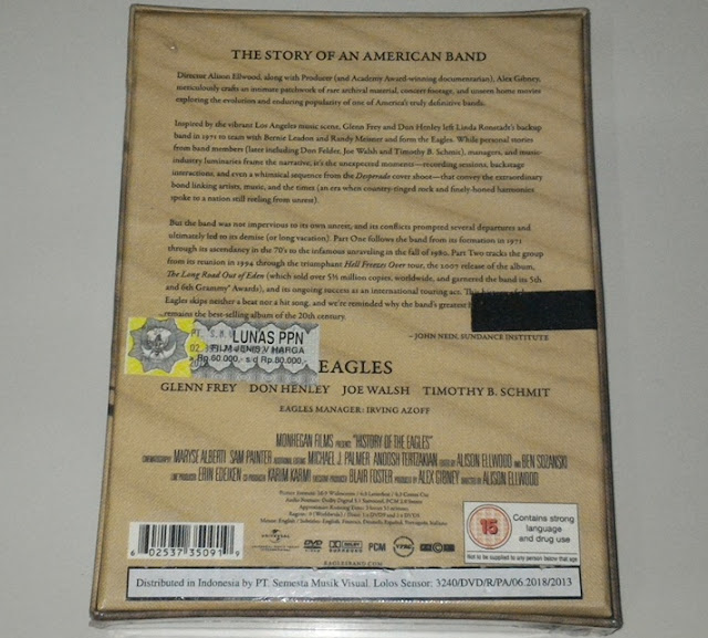 Box Set DVD Eagles History Of The Eagles The Story Of An American Band MUSIKUPEDIA