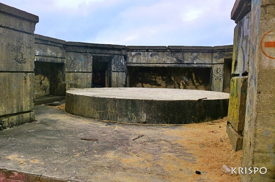 interior de bunker de las landas