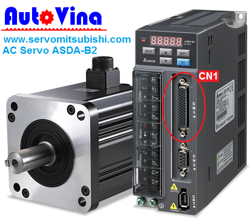 Vị trí rắc CN1 trên bộ Drive AC Servo ASD-B2-0721-B Vị trí rắc CN1 trên bộ Drive AC Servo ASD-B2-0721-B, hướng dẫn kết nối Servo Delta ASD-B2