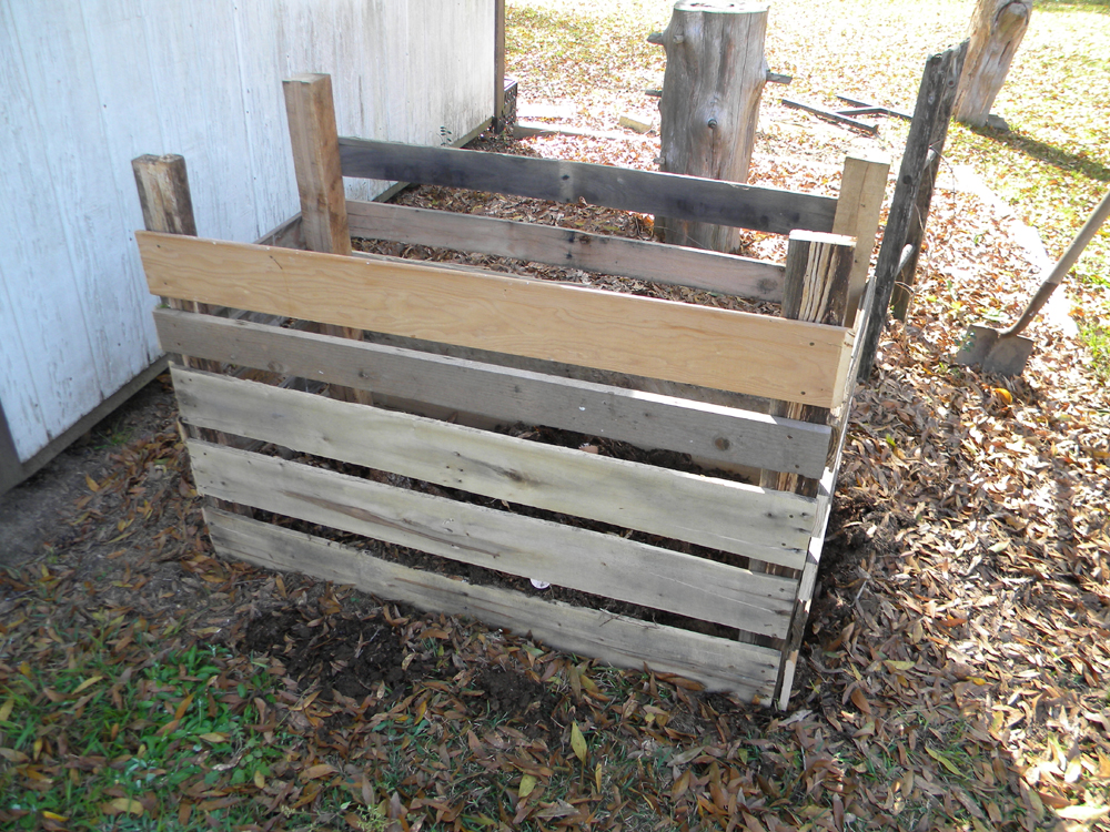 Booth's Little Farm Compost Bin and Raised Bed Garden!