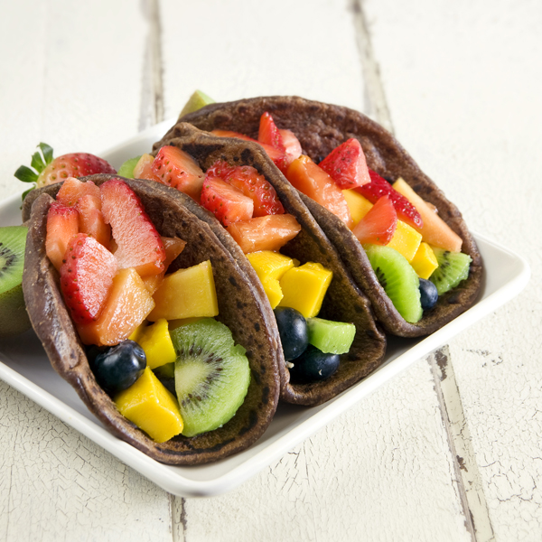 Fruit Tacos With Chocolate Tortillas Cook'n is Fun Food Recipes