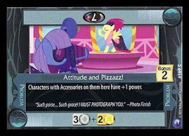 My Little Pony Attitude and Pizzazz! Canterlot Nights CCG Card