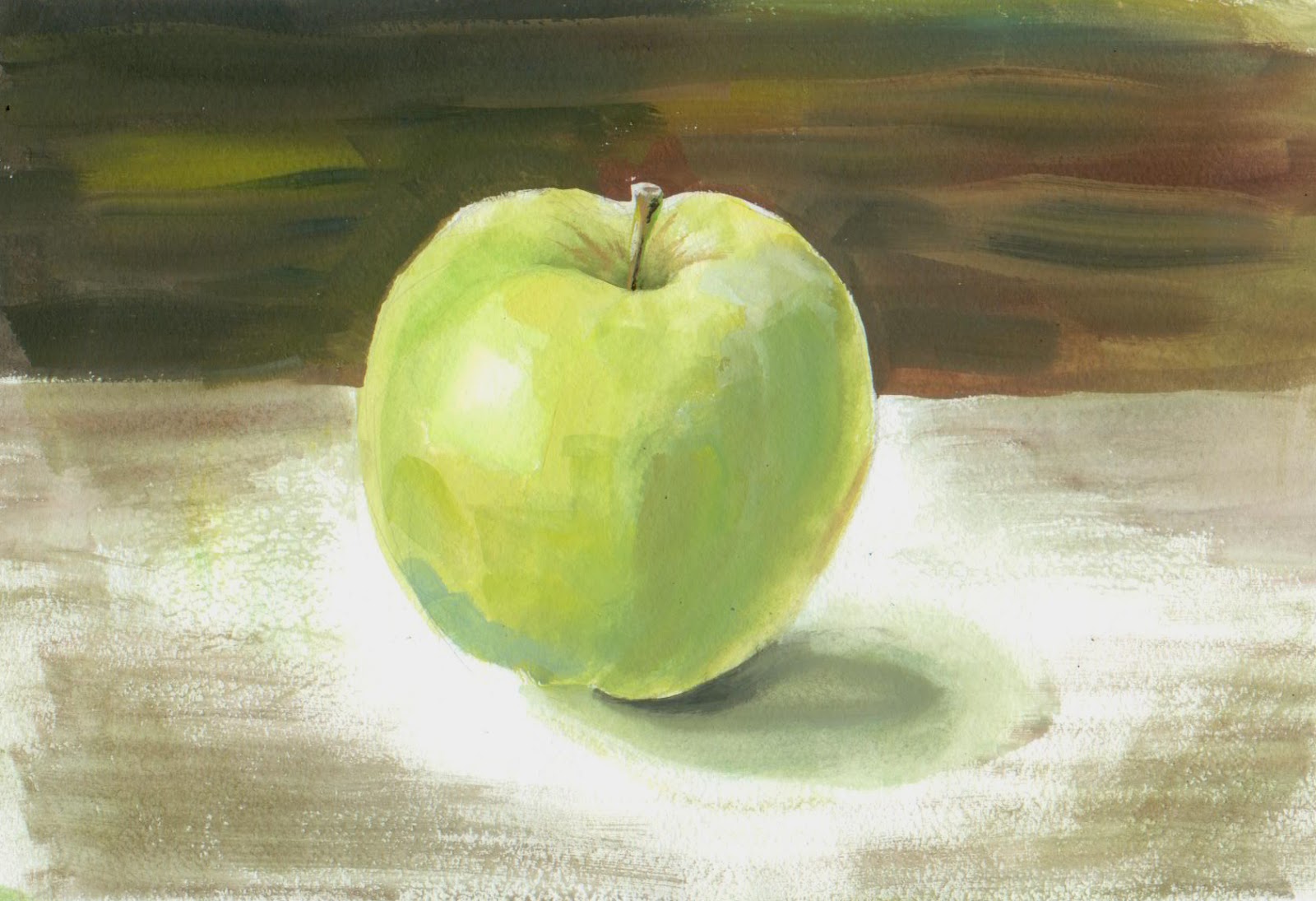 Краска зеленое яблоко