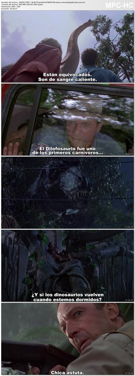 Capturas de la película.