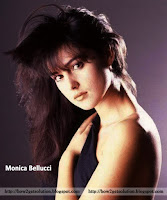 monica bellucci hot, young age photo, exclusive image, open hair