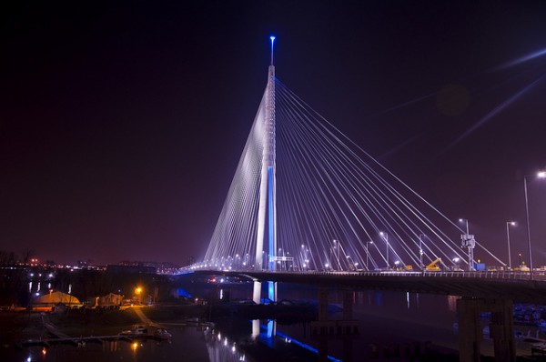 Most na Adi, Belgrade, Serbia by milan Photo