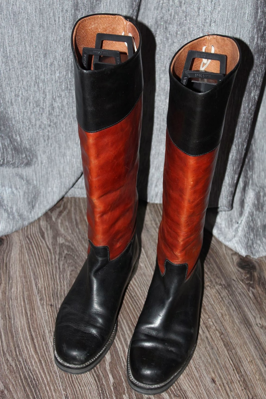 bottes cavalieres cuir noir