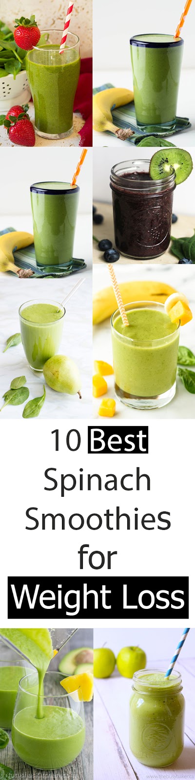 10 Best Spinach Smoothie Recipes for Weight Loss | Healthy Life
