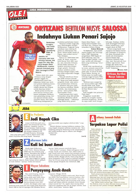 LIGA INDONESIA PROFIL BINTANG ORTIZANS BERTILON NUSYE SALOSSA LIGA INDONESIA PROFIL BINTANG ORTIZANS BERTILON NUSYE SALOSSA