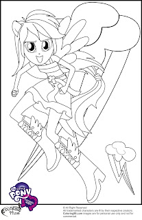 mlp rainbow dash equestria girls coloring pages