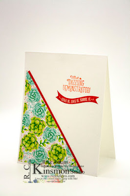 Kinmon Crafters, Team Card, Stampin' Up!, Rick Adkins, Painted Seasons, Story Label Punch, Stamping Your Way to the Top