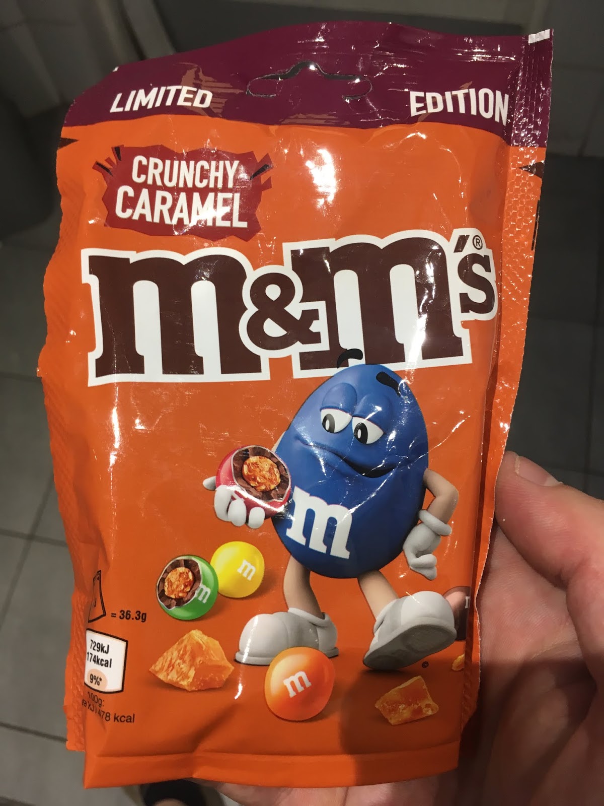 A Review A Day Today's Review Crunchy Caramel M&Ms