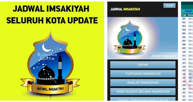Aplikasi Android Jadwal Imsakiyah Ramadhan 1437 H / 2016 