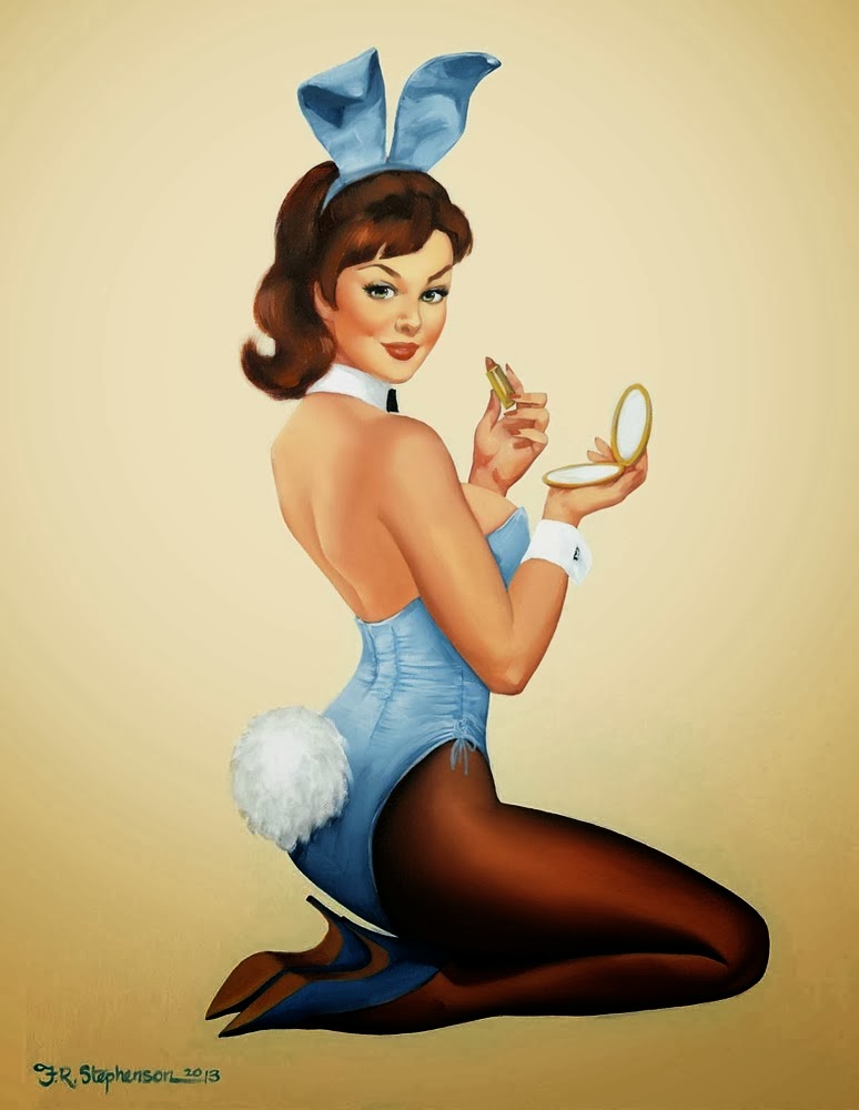 Vintage pin up cartoon Thick white girls fucking