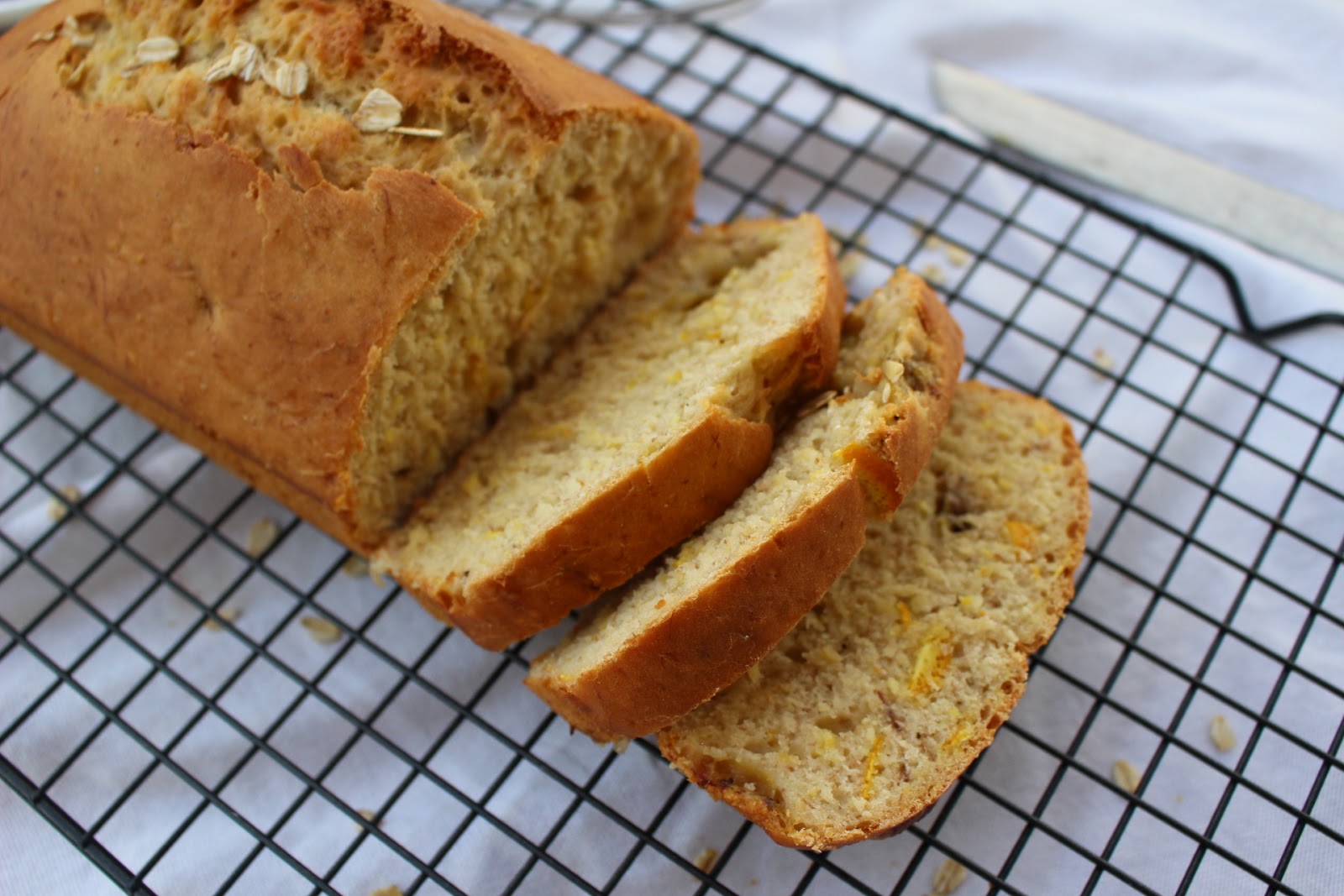 Healthy Vegan Orange Banana Bread CHERYL