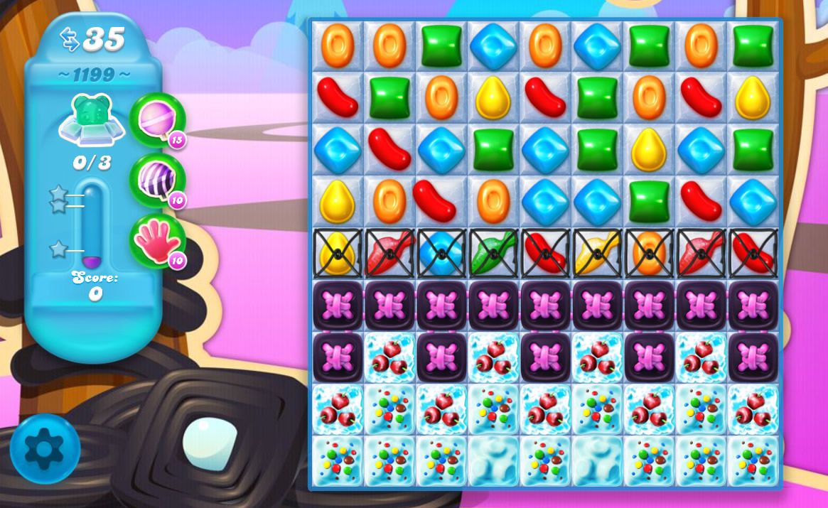 Candy Crush Soda Saga level 1199 Candy Crush Soda Saga level 1199
