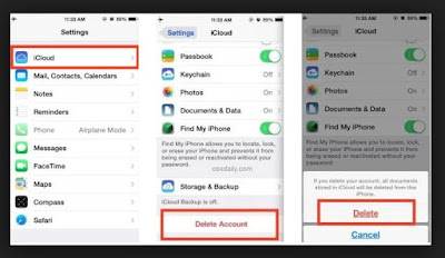 Cara Hapus Akun iCloud dari iPhone atau iPad