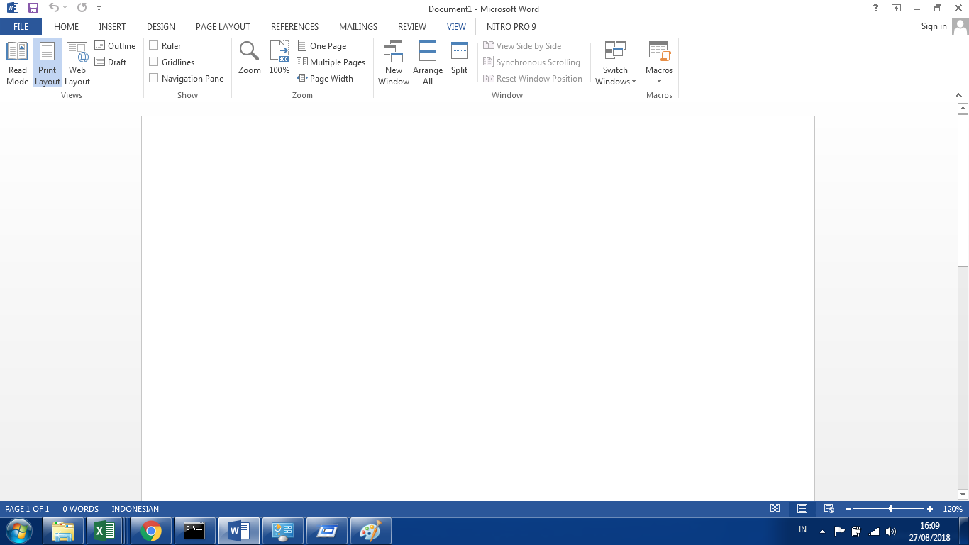 Insertar archivo en word