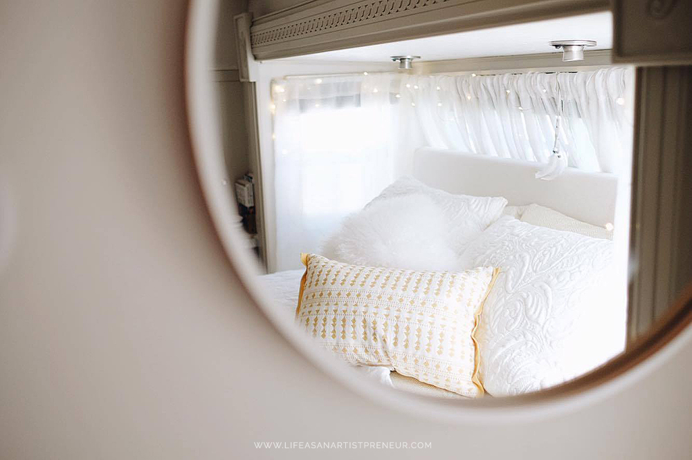 rv renovation makeover bed small space inspiration