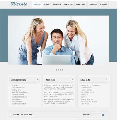 Free Oliverio Joomla 2.5 Template Free Oliverio Joomla 2.5 Template