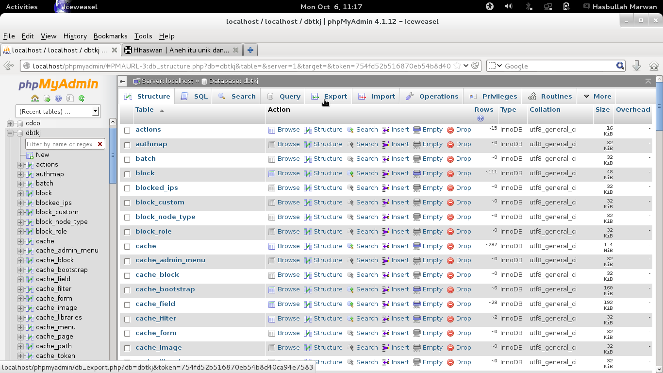Cara memindahkan drupal localhost ke online hosting (cpanel) Cara memindahkan drupal localhost ke online hosting (cpanel)