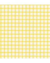 Inspiration: Gingham is for Summer, yellow, gingham, wallpaper