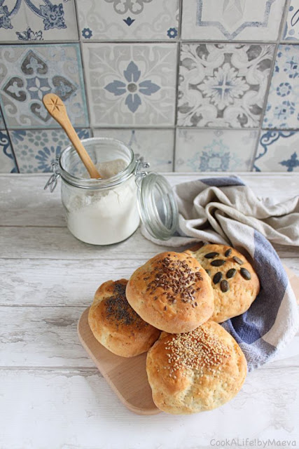 Buns briochés pour burgers (vegan) • Cook A Life! by Maeva