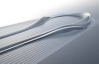 Zaha Hadid has designed an undulating course with two levels that traces the shadow of Nelson’s Column