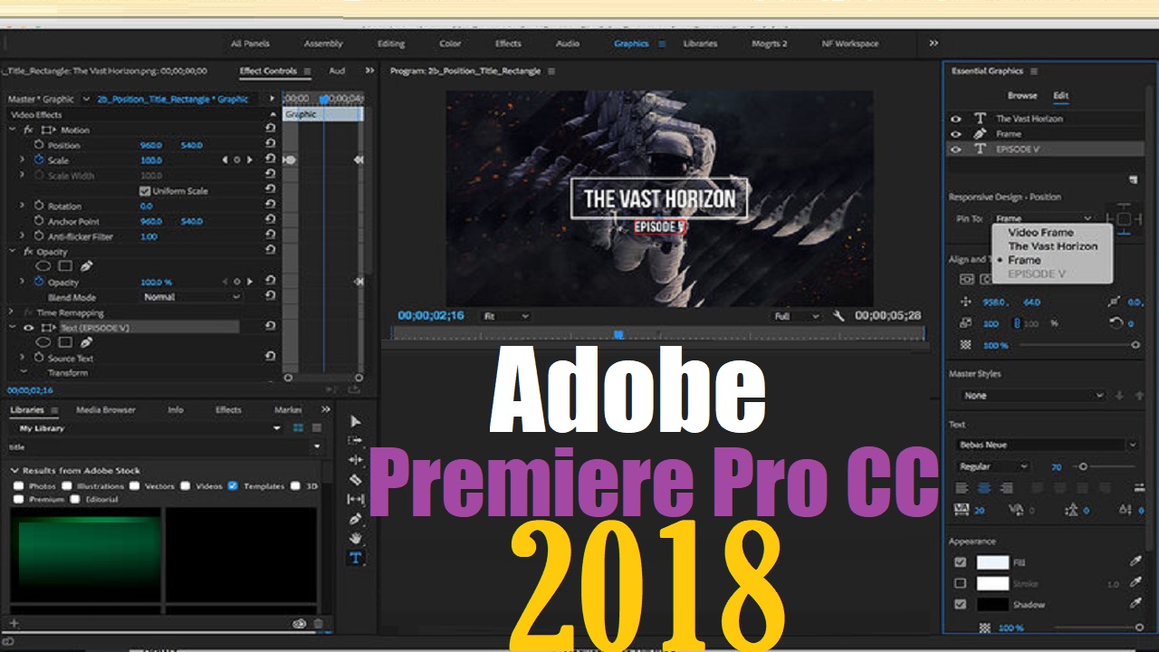 adobe premiere pro cc 2018