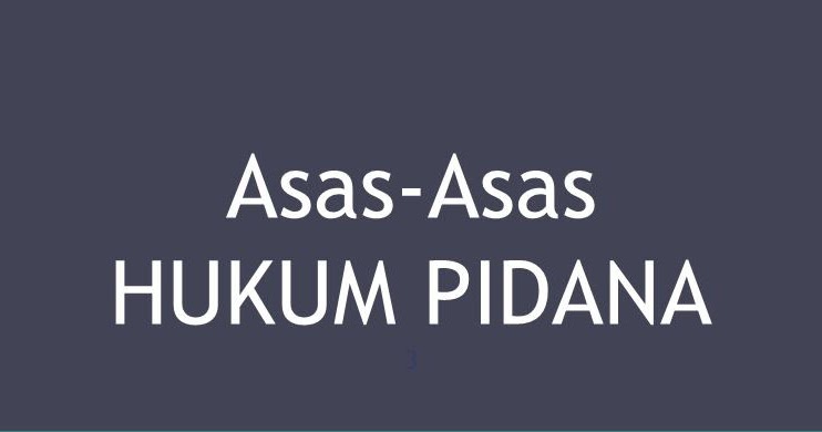 Asas Asas Hukum Pidana Islam Gila Law