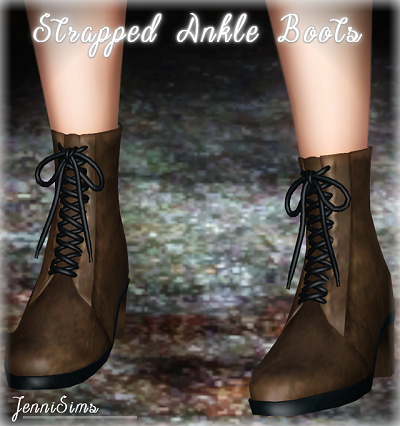 My Sims 3 Blog: Ankle Boots by JenniSims