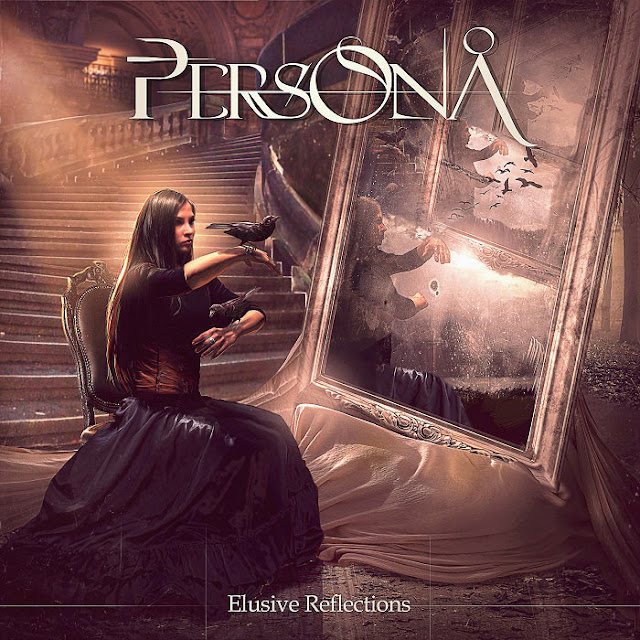 persona eleusive relections album cover beautiful woman mirror