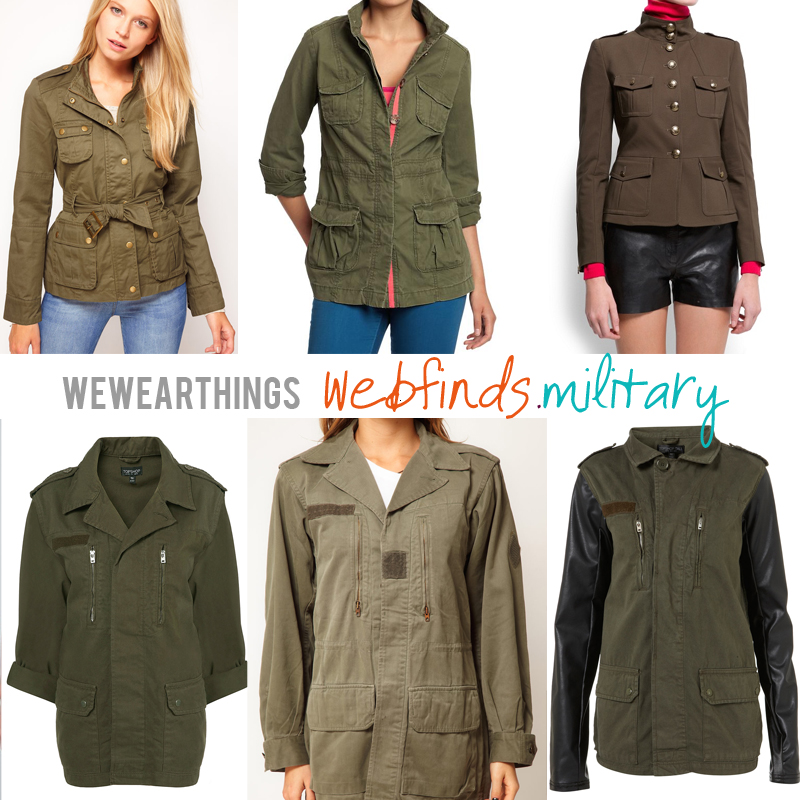WWT webfinds: Military | we wear things - houston fashion blog ...