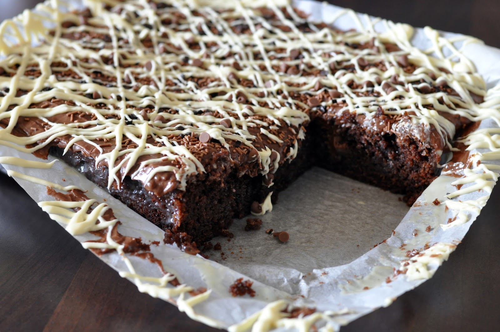 Chocolate Caramel Poke Cake Sophie Loves Food