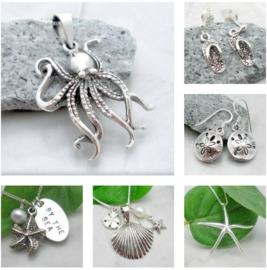 Modern Silver Beach Jewelry