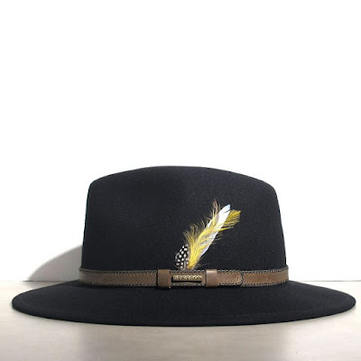 chapeau Stetson en feutre noir femme