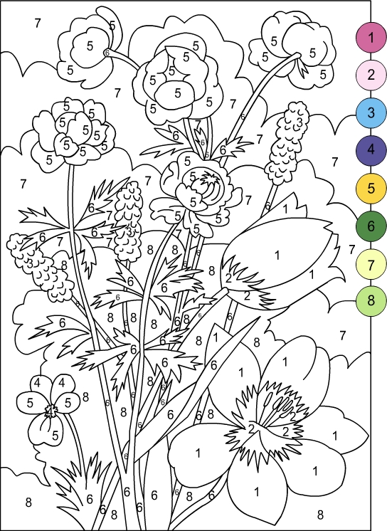 nicole-s-free-coloring-pages-color-by-numbers-flowers-coloring-page