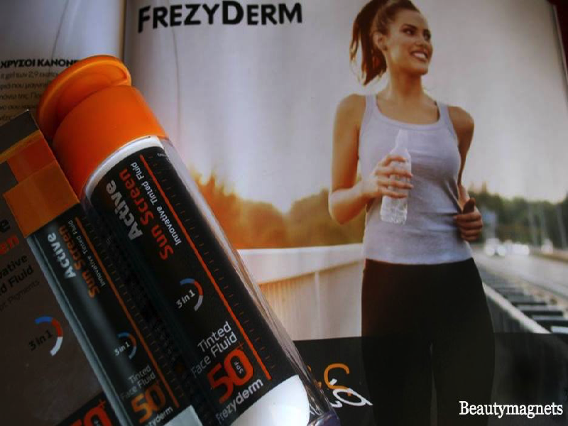 active sun screen frezyderm