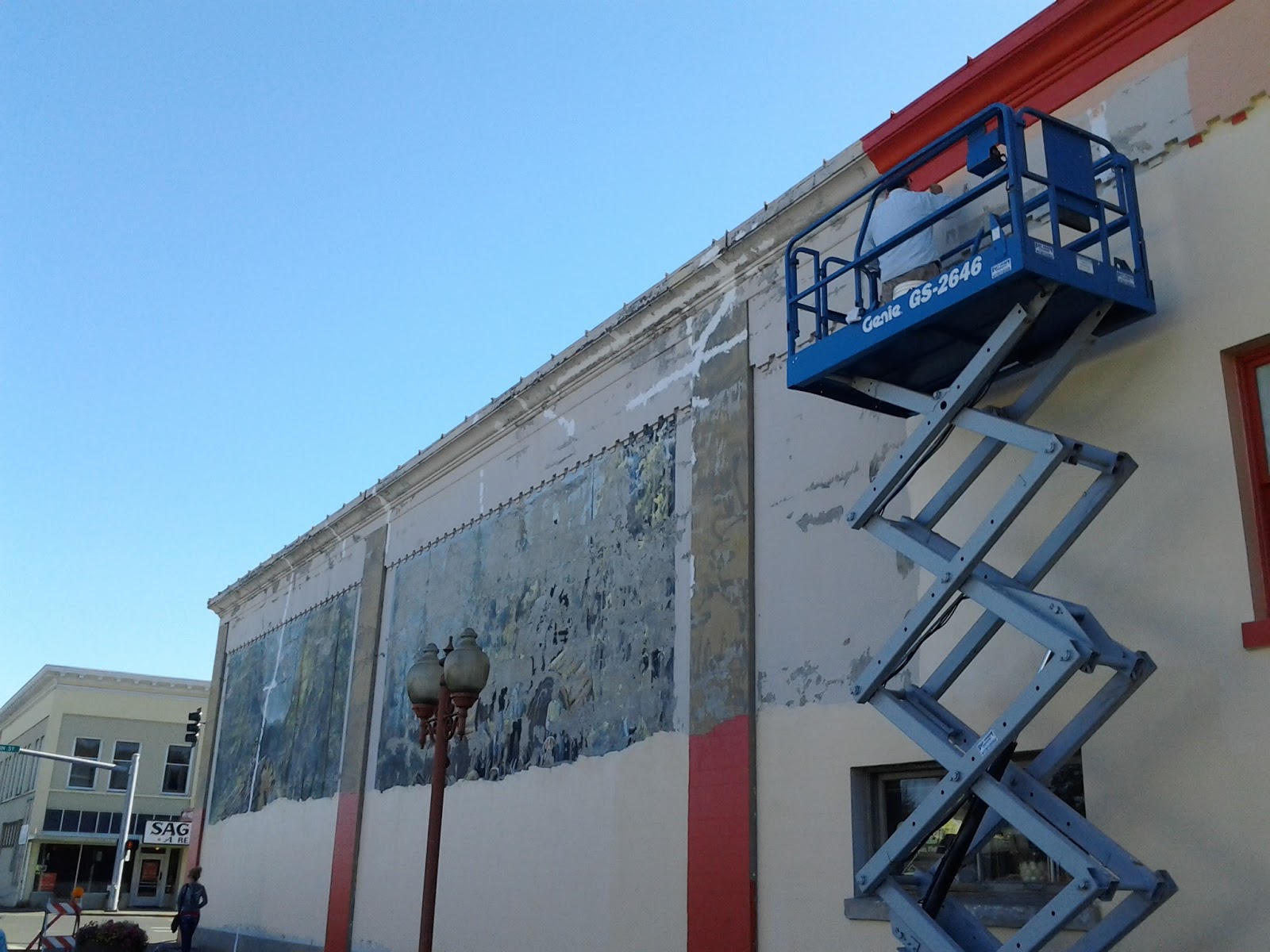 James Abbott, East Grays Harbor County Muralist Main intersection
