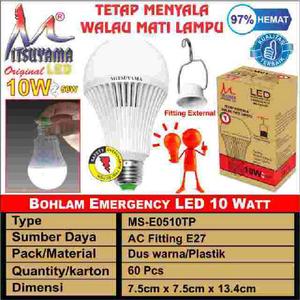 dunia electric: Lampu Emergency LED 10W Mitsuyama