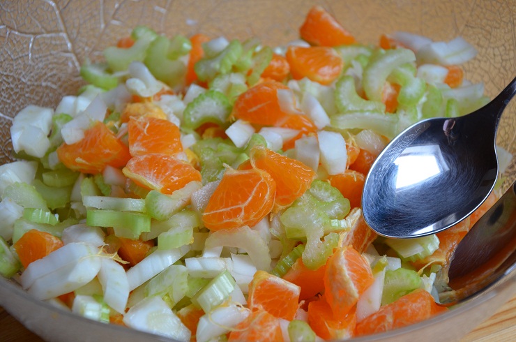 vegan&amp;roh: Hirsefrühstück + Fenchel-Sellerie-Salat