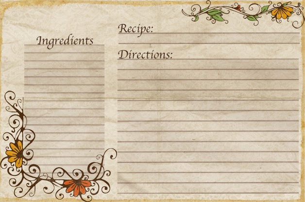 Aletheia: Free Recipe Cards Made By Yours Truly
