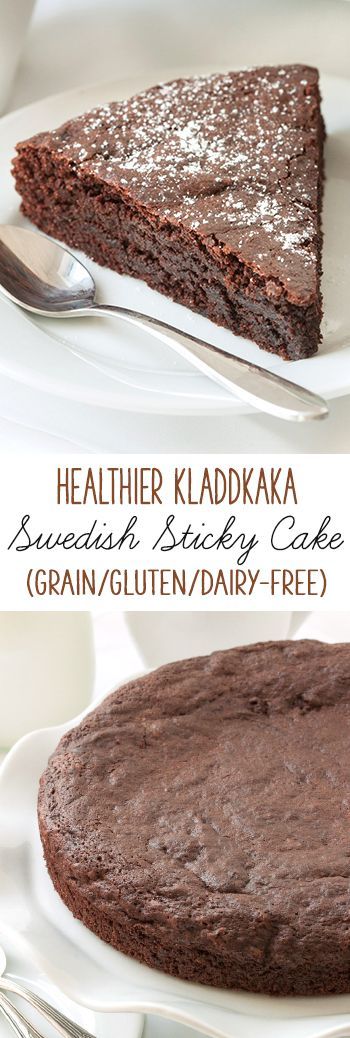 Healthier Kladdkaka (grain-free, gluten-free, dairy-free)
