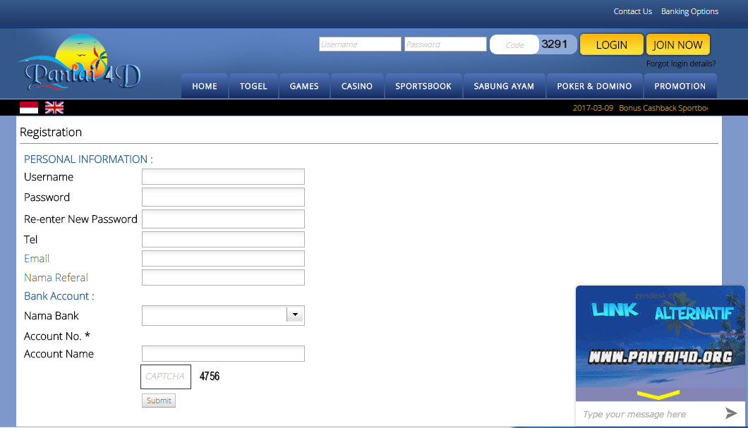 Berita Pantai4d Cara Daftar Di Pantai4d