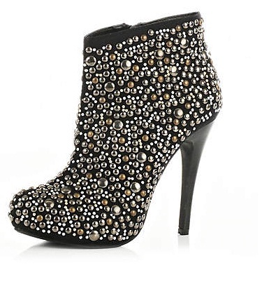 Studded Sparkly booties