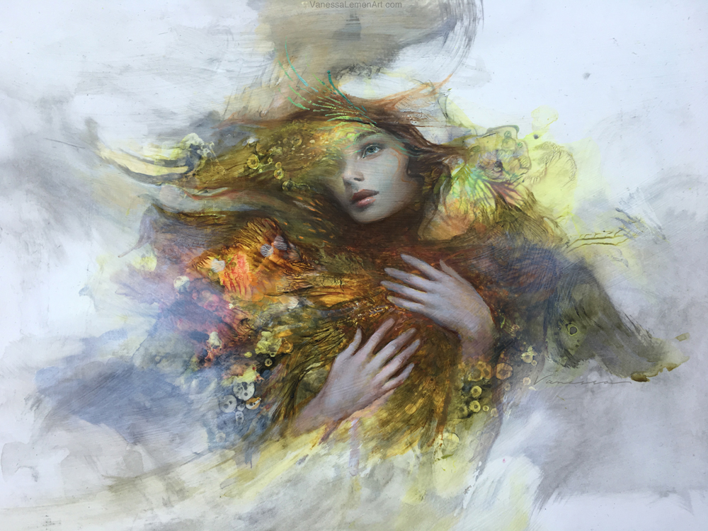 VANESSA LEMEN ART Selected Mixed Media / Dry Media Works