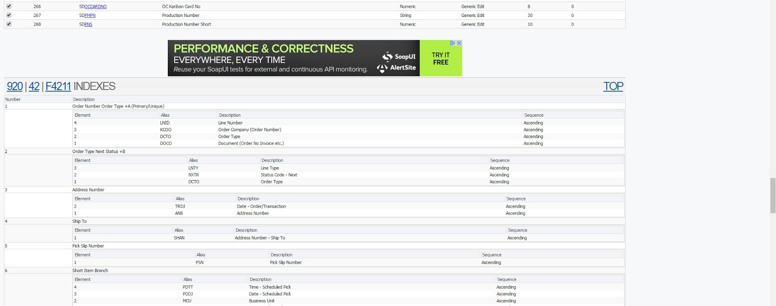 JDE & More [JDE Edwards] JDETables Reference  Tables