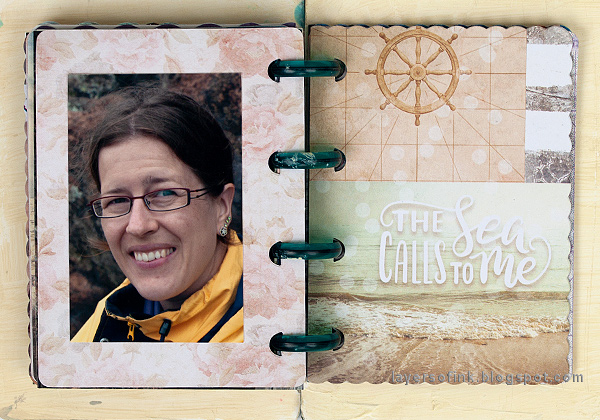 Layers of ink - Nautical Mini Album Tutorial by Anna-Karin Evaldsson